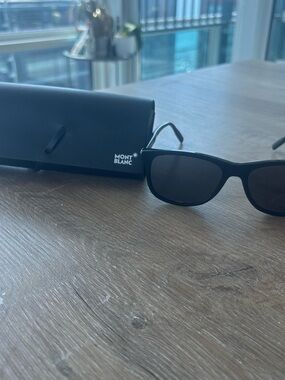 Montblanc Black Sunglasses with Case